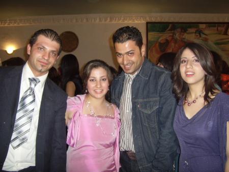 moi et mes cousins et ma soeur